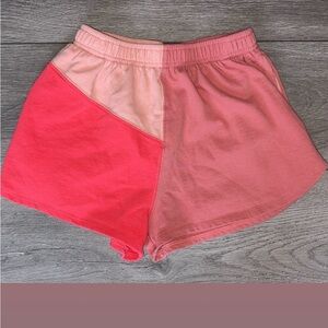 Wild Fable Size XS Color block Pink Shorts Comfy High Rise Elastic Waist